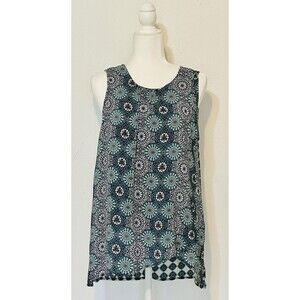 Anthropologie Size S Tolani Silk Floral Mixed Print Blouse Boho